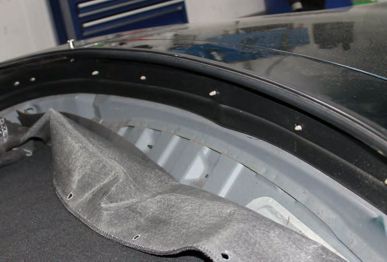 Mazda MX 5 Wasserrinne Aluminium