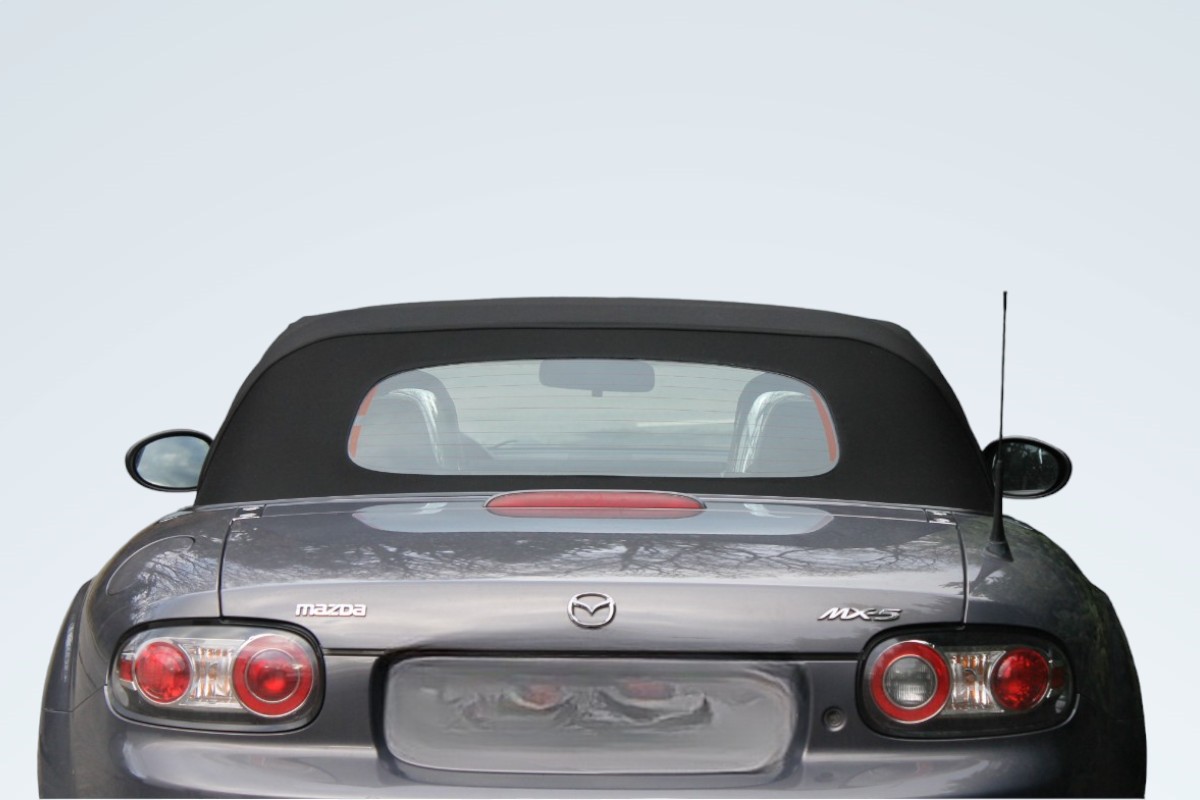 Mazda MX 5 NC Verdeck schwarz Stoßstange, Transport, Fahrzeug, Auto, Nummernschild