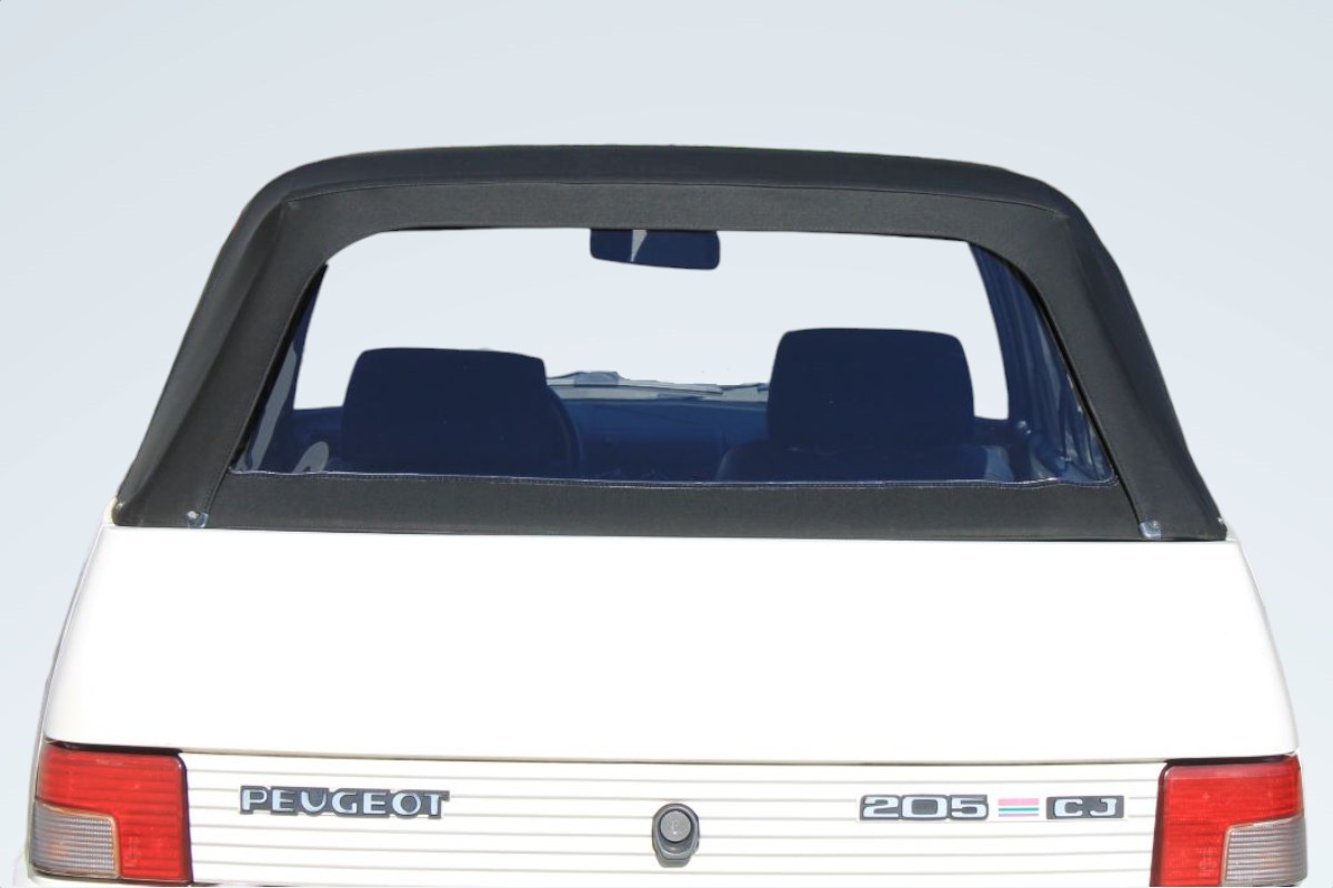Peugeot 205 Verdeck schwarz Kissen, Dekoration für Zuhause, Auto, Fahrzeug, Windschutzscheibe