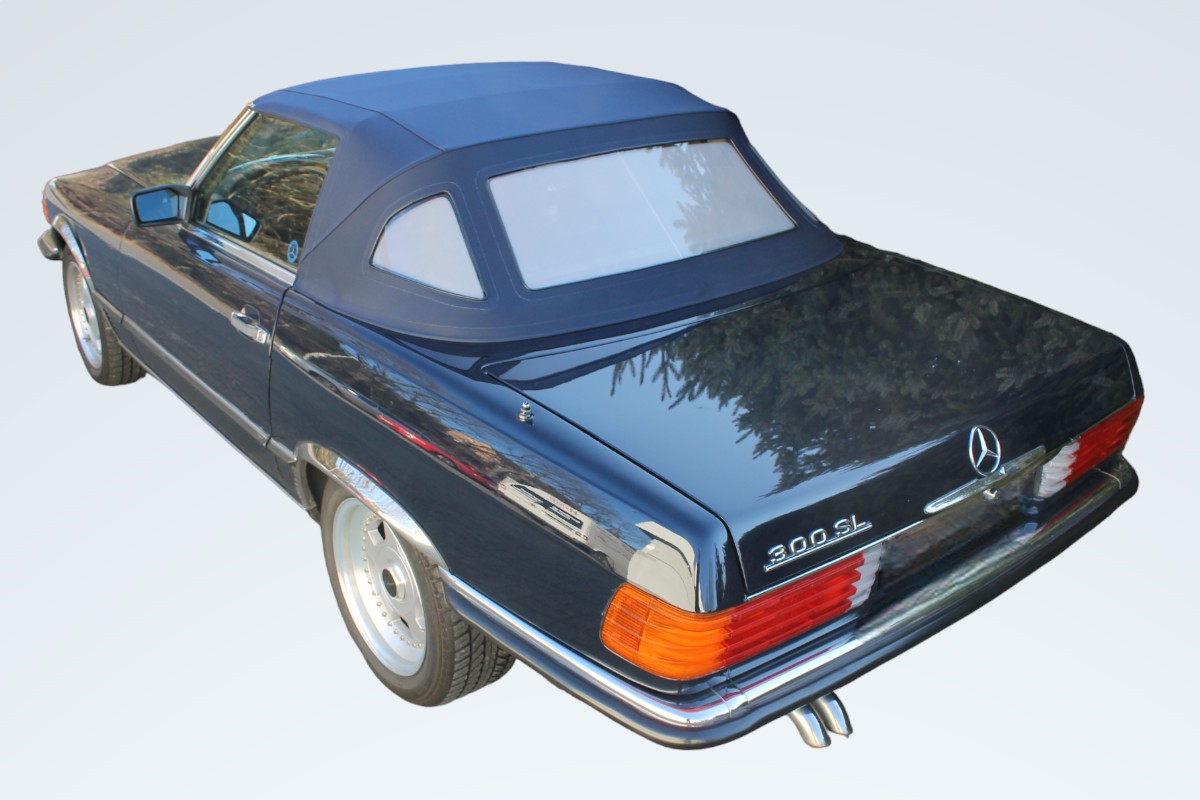 Mercedes SL R107 Verdeck schwarz Auto, Coupé, Sportwagen, Limousine, Rad