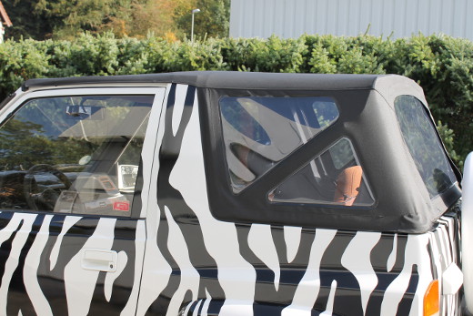 Suzuki Vitara Verdeck schwarz Kissen, Dekoration für Zuhause, Wohnwagen, Fahrzeug, Auto