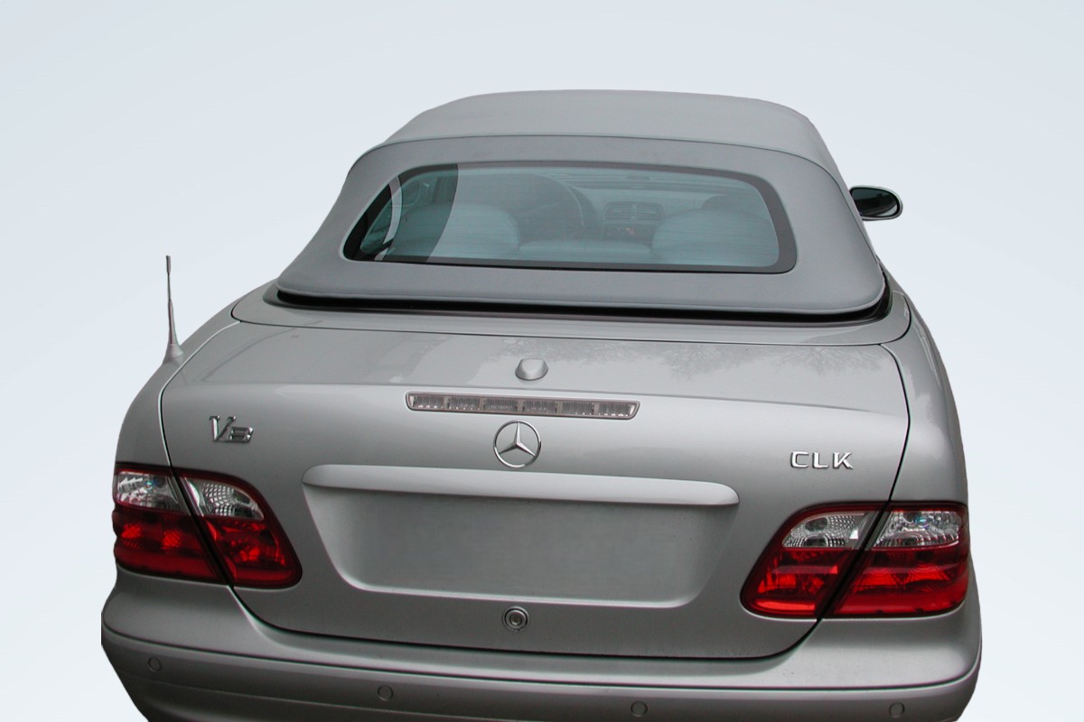 Mercedes CLK A208 Verdeck schwarz Stoßstange, Fahrzeug, Auto, Limousine, Nummernschild