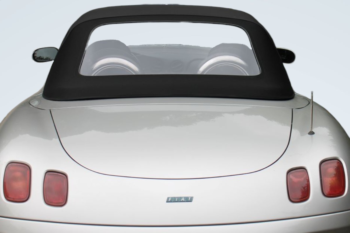 Fiat Barchetta Verdeck schwarz Auto, Fahrzeug, Kissen, Dekoration für Zuhause, Windschutz
