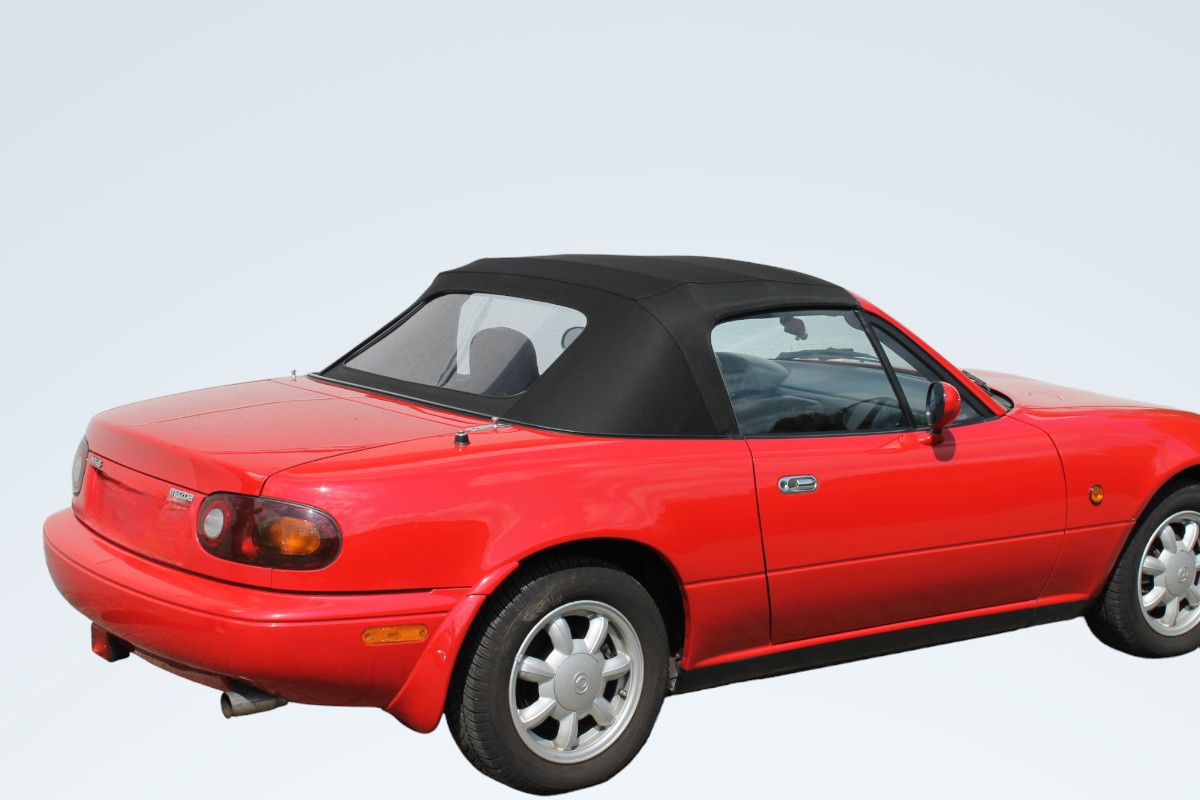 Mazda MX 5 Verdeck 2 teilig mit Folien-Fenster Rad, Sprach, Auto, Coupé, Leichtmetallfelge