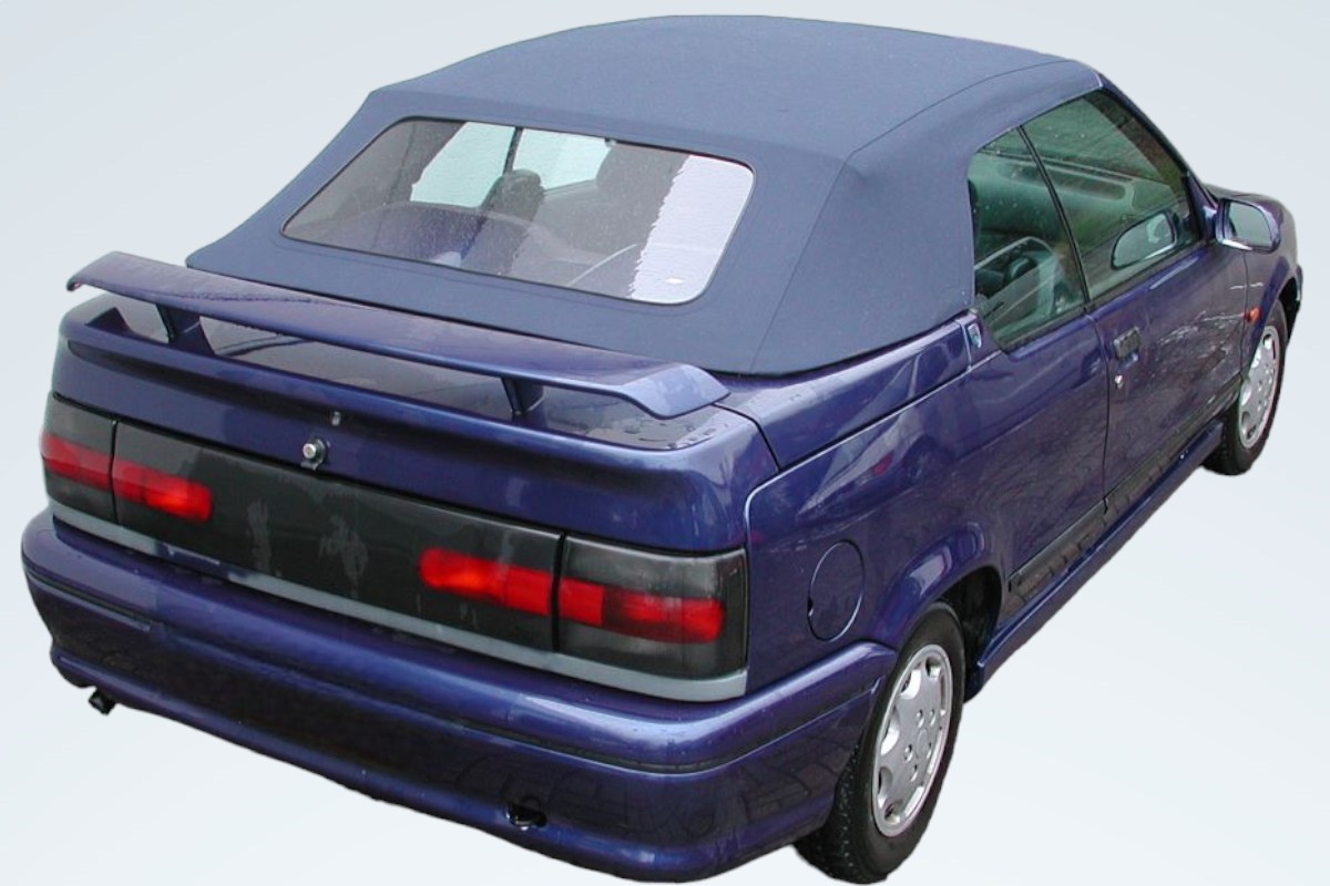 Renault 19 Verdeck schwarz mit Folien-Fenster Auto, Limousine, Coupé, Stoßstange, Rad