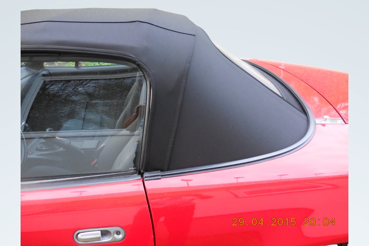 Mazda MX 5 Verdeck 2 teilig schwarz mit Folien-Fenster Auto, Transport, Fahrzeug