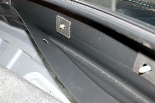 Mazda MX 5 Wasserrinne
