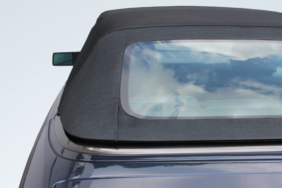 Verdeck für Mercedes 124 CE Auto, Fahrzeug, Windschutzscheibe, Kissen, Dekoration für Zuhause, Cabrio, Softtop, Heckfenster, Kofferraum, Schwarz