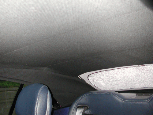 Renault Megane Himmel Cabrio Stoff schwarz
