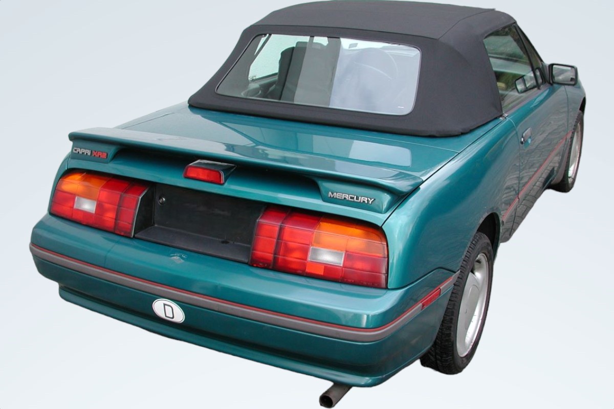 Ford Mercury Capri Verdeck schwarz Stoßstange, Fahrzeug, Auto, Rad, Kleintransporter