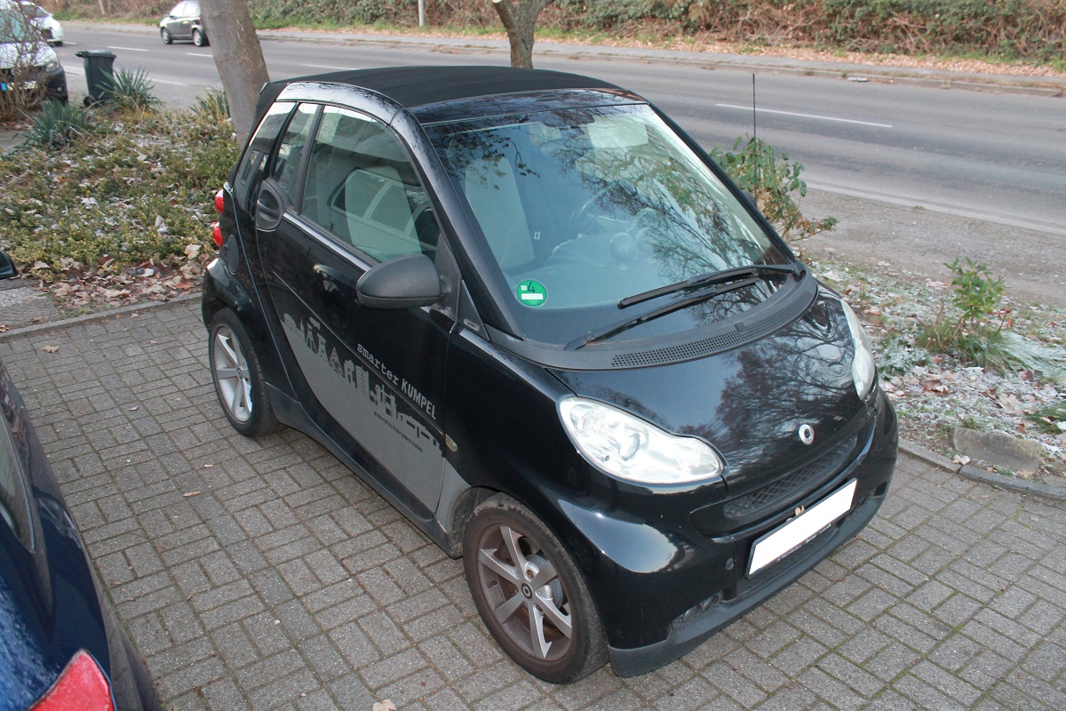 79SM51-Smart_ForTwo_451_EckeVorne Leichtmetallfelge, Auto, Sprach, Reifen, Rad