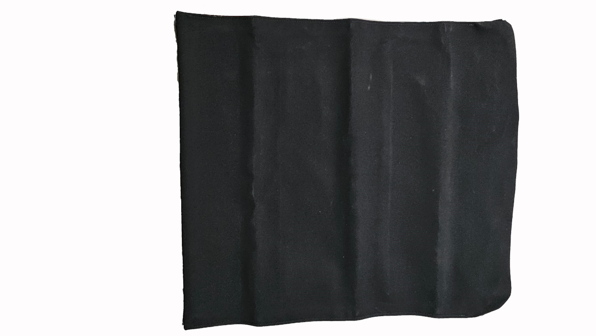 Lupo Faltschiebedac Verdeck Schal, Schwarz, Stoffschal, Nacht Schwarz, Textil