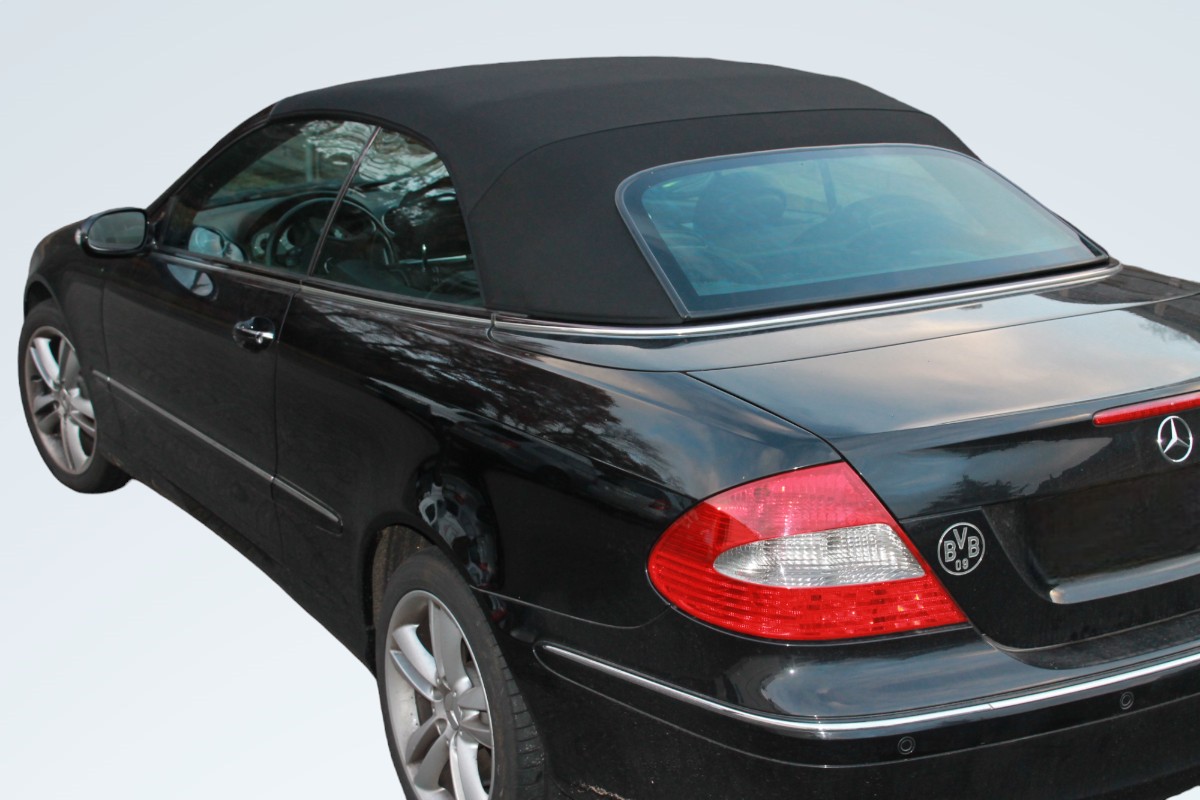 Mercedes CLK A209 Verdeck schwarz Auto, Limousine, Coupé, Rad, Leichtmetallfelge