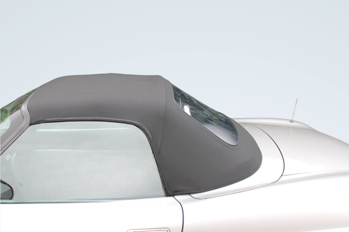 Fiat Barchetta Verdeck schwarz Kissen, Dekoration für Zuhause, Auto, Fahrzeug, Windschutzscheibe