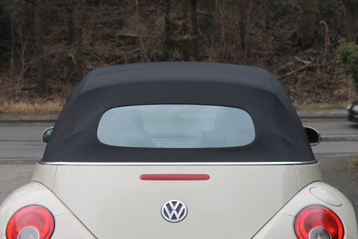 Cabrio, Auto, VW, Heckansicht, Rückdeckel?