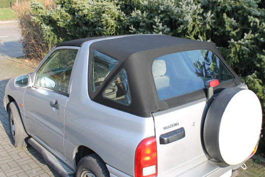 Suzuki Grand Vitara Klappverdeck schwarz Kleintransporter, Fahrzeug, Auto, Nummernschild, Rad
