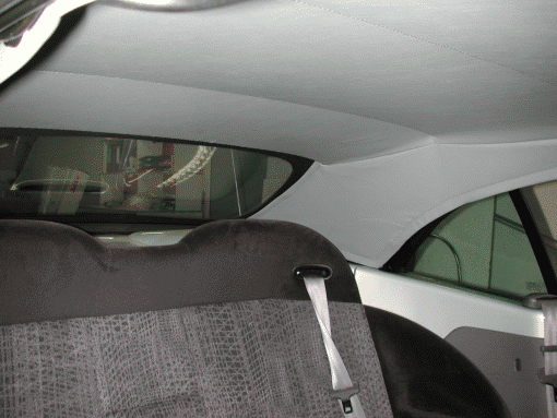 Renault Megane Himmel Cabrio Stoff schwarz