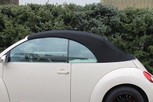 VW New Beetle Verdeck manuell schwarz convertible, soft-top, car, soft top, open-top