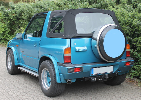 Suzuki Vitara Haut für Klappverdeck schwarz Kleintransporter, Transport, Fahrzeug, Stoßstange, Auto