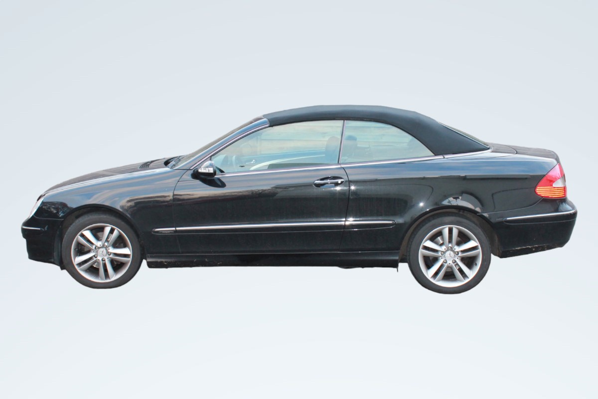 Mercedes CLK A209 Verdeck Auto, Limousine, Coupé, Rad, Sprach