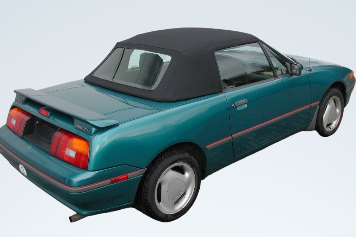 Ford Mercury Capri Verdeck schwarz Auto, Coupé, Sportwagen, Limousine, Rad