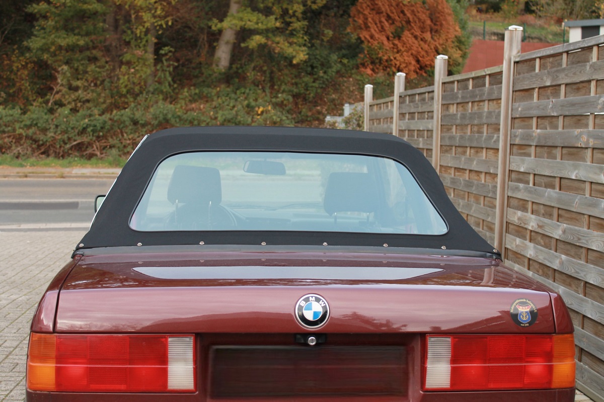 BMW E30 Baur Cabrioverdeck Stoßstange, Auto, Coupé, Nummernschild, Leichtmetallrad