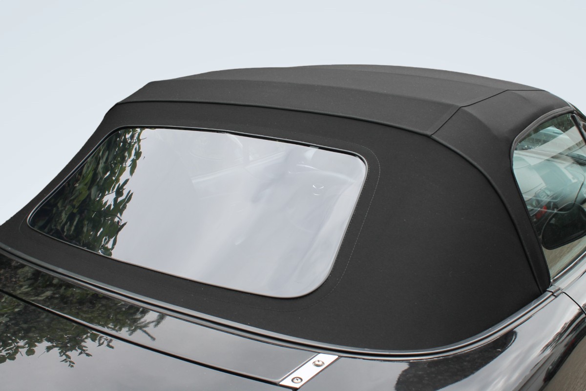 Mazda MX 5 Verdeck 1 teilig schwarz mit Folien-Fenster Auto, Transport, Fahrzeug, Windschutzscheibe