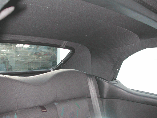 VW Golf 3 Himmel Cabrio Stoff schwarz