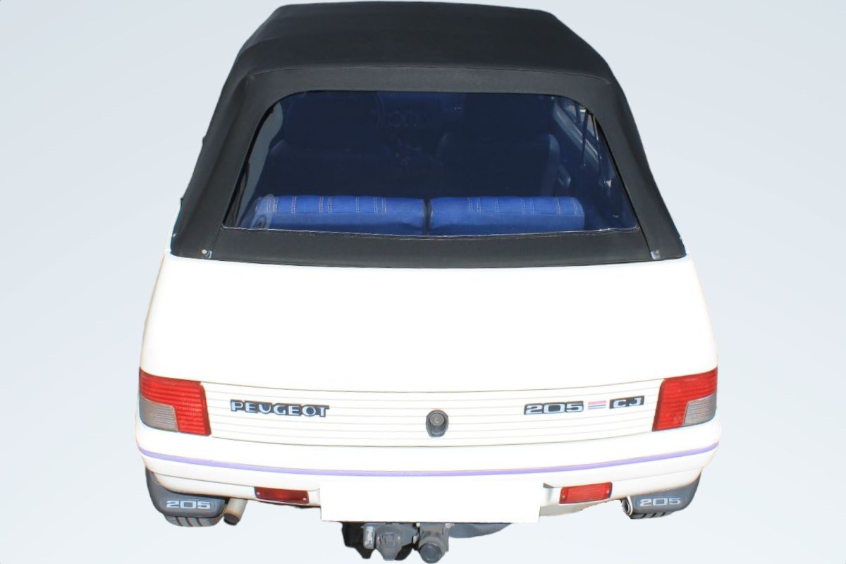 Peugeot 205 Verdeck schwarz Auto, Transport, Fahrzeug, Stoßstange, Nummernschild