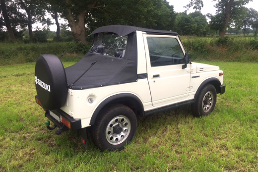 Suzuki SJ / Samurai Pick-up & Bikinitop schwarz Kleintransporter, Fahrzeug, Rad, Auto, Jeep