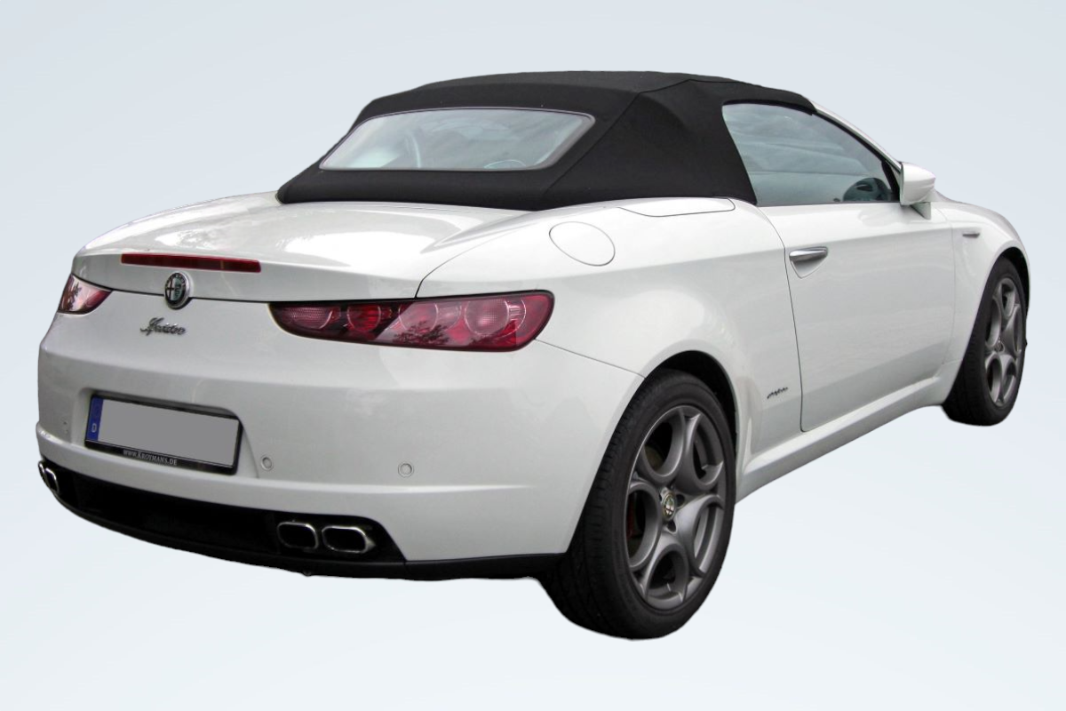 Alfa Spider 939 Verdeck schwarz Auto, Coupé, Sportwagen, Fahrzeug, Rad